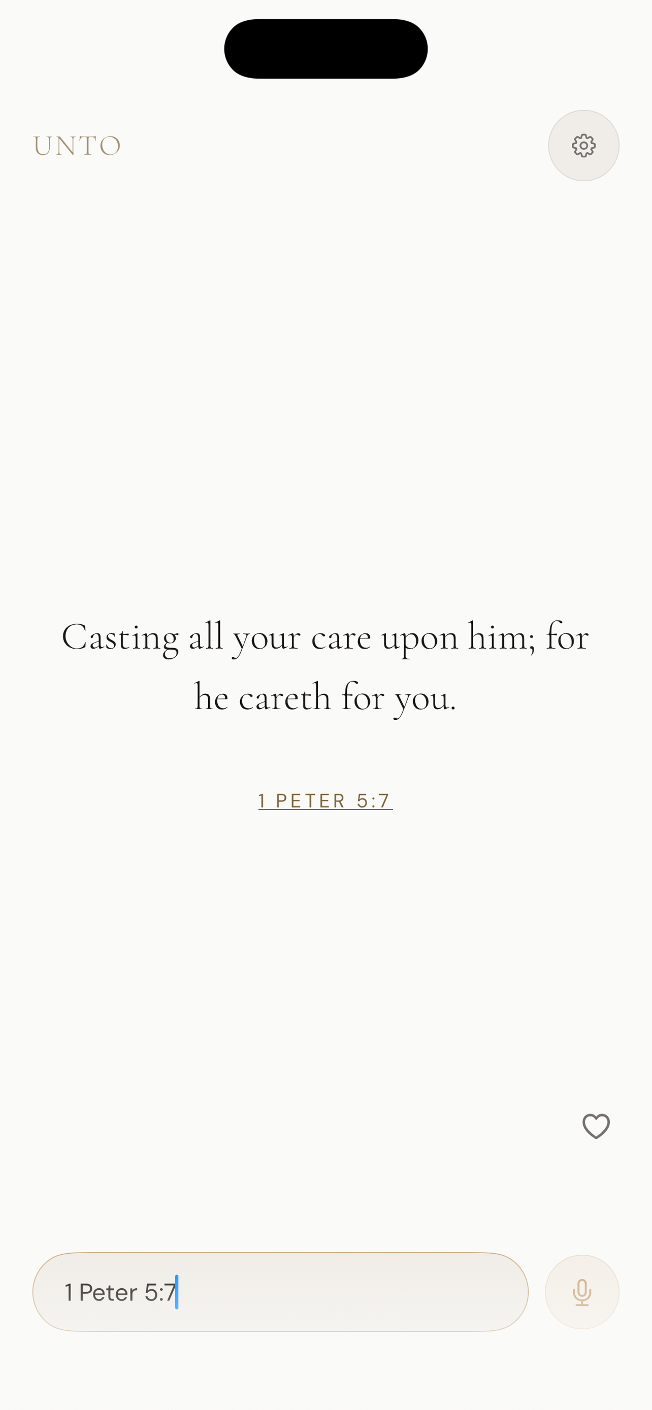 Verse result for 1 Peter 5:7